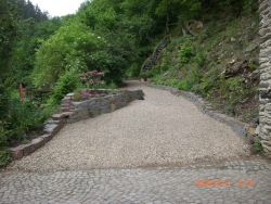 Trockenmauer, bergische Grauwacke