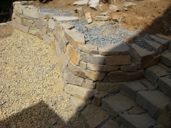 Mauer, bergische Grauwacke