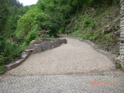 Mauer, bergische Grauwacke