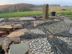 Mosaik, Schiefer, Blaubasalt