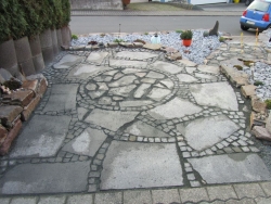 Polygonalplatten, Mosaik